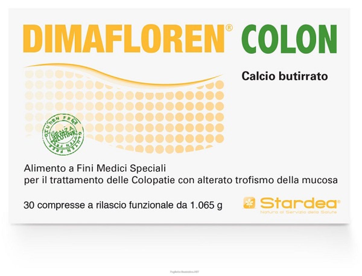 Compra Online dimafloren colon 30 compresse a rilascio funzionale 1085 mg senza glutine senza lattosio e Trova il miglior prezzo