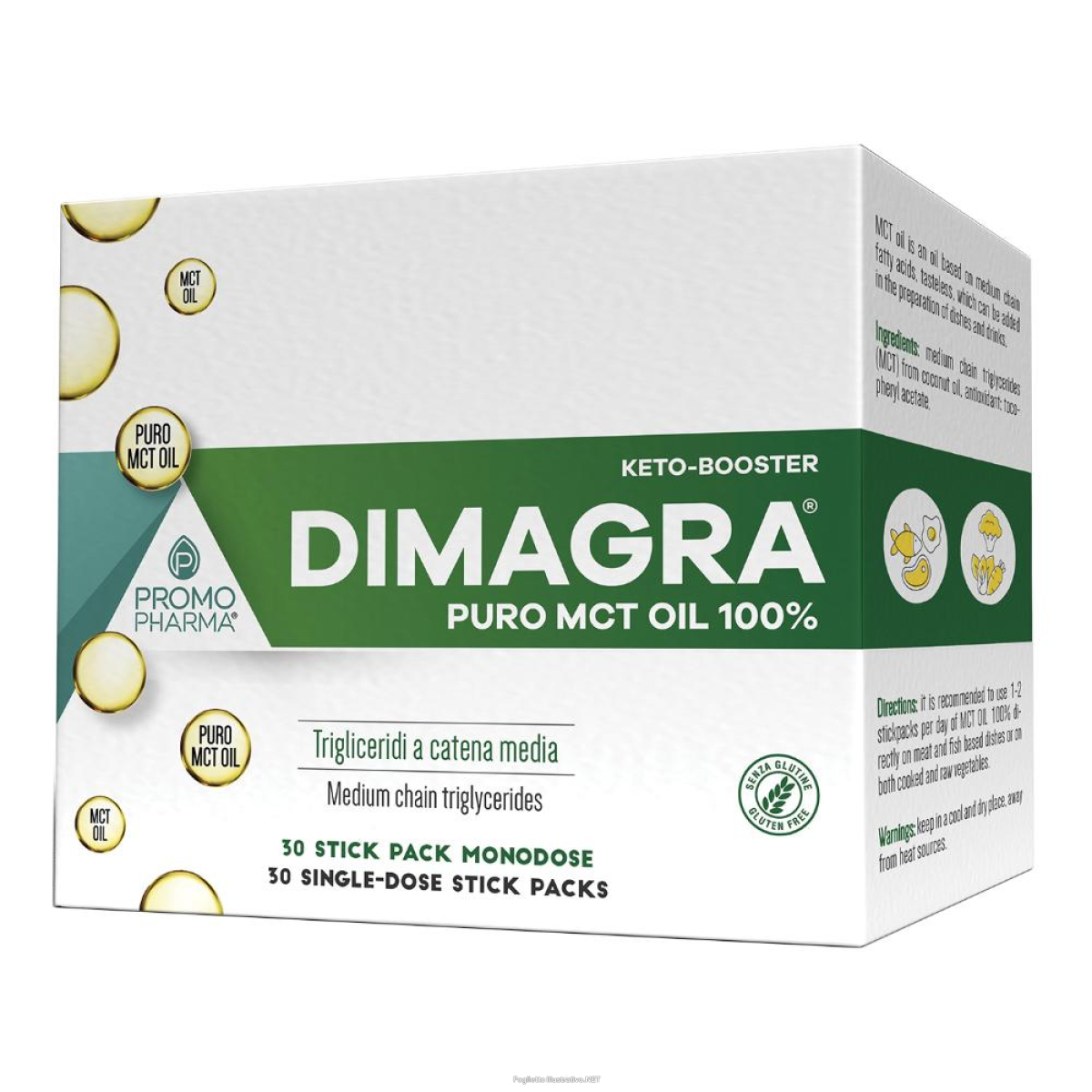 Compra Online dimagra mct oil 100% 30stick e Trova il miglior prezzo
