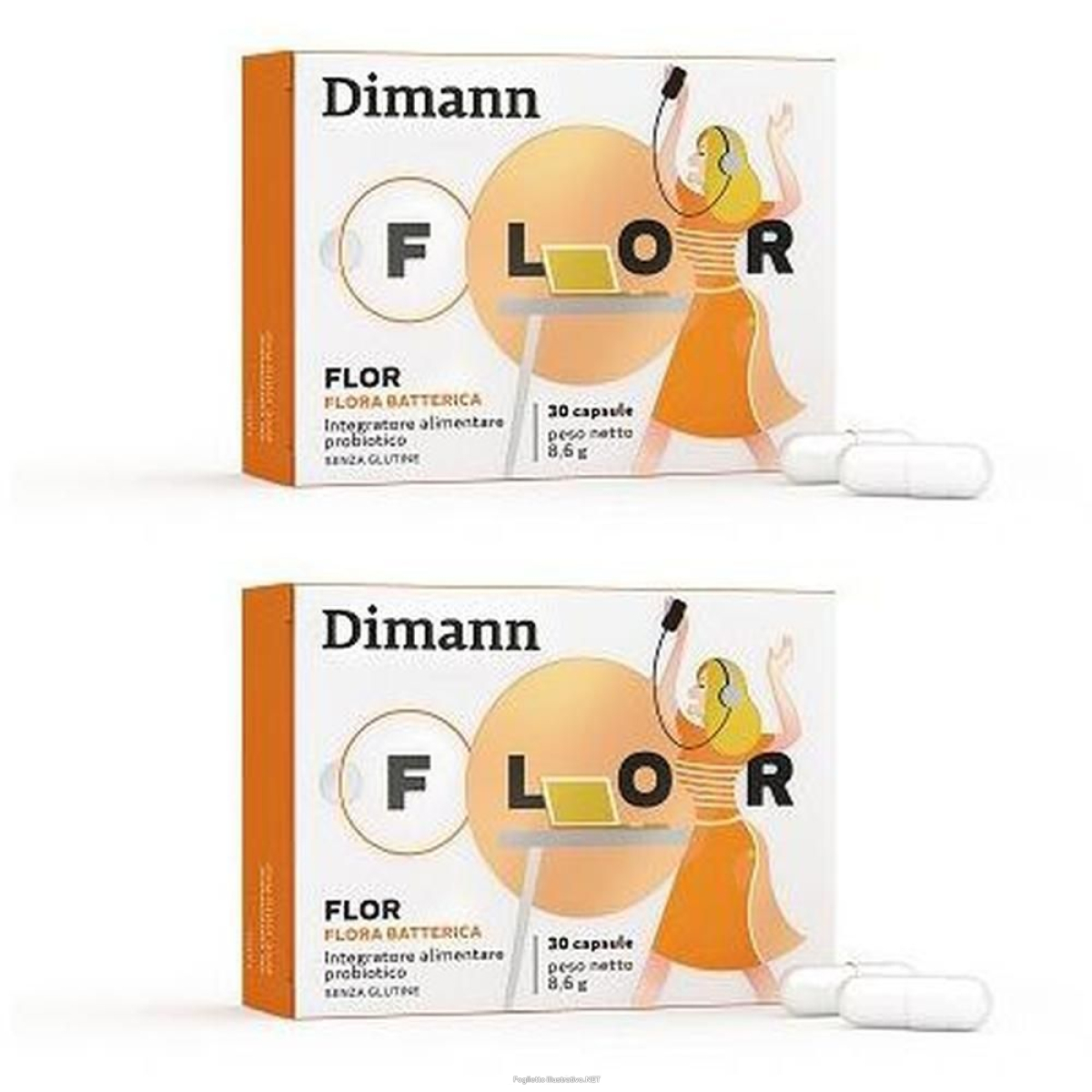 Compra Online dimann flor 30 capsule 2x30 pz e Trova il miglior prezzo