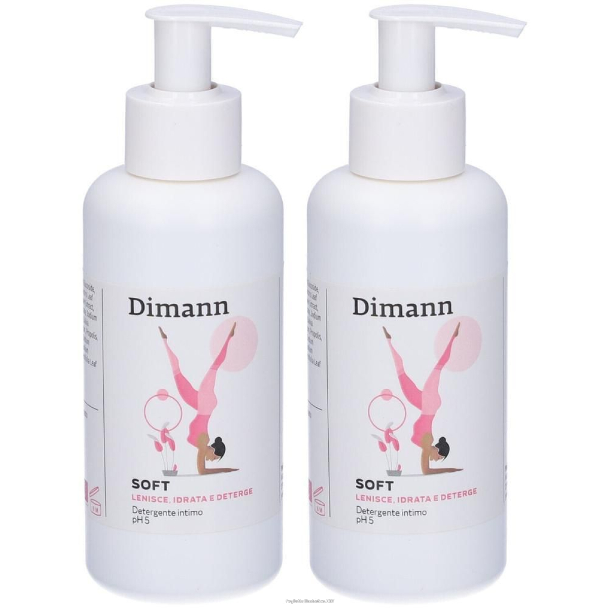 Compra Online Dimann Soft Detergente Intimo pH 5 200 ml 2x200 ml e Trova il miglior prezzo