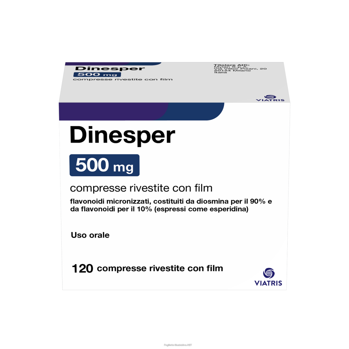 Compra Online dinesper 500 mg compresse rivestite con film 120 compresse in blister al/pvc e Trova il miglior prezzo