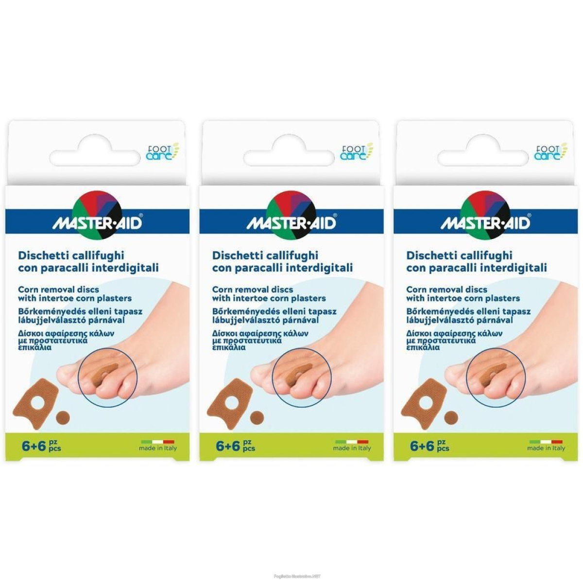 Compra Online dischetto callifugo 6 pezzi + paracallo interdigitali master-a e Trova il miglior prezzo