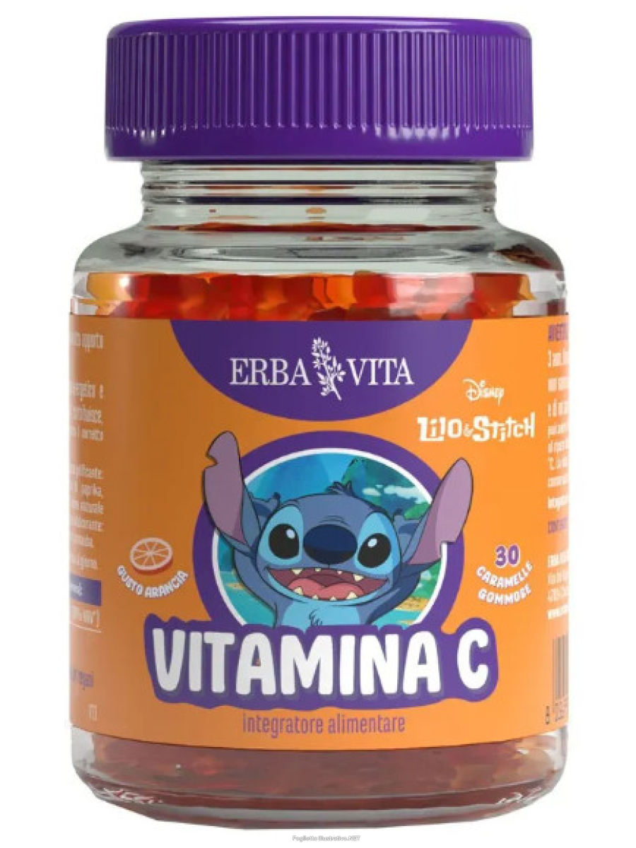 Compra Online disney lilo & stitch vitamina c integratore per il sistema immunitario e ad azione tonica per bambini 30 caramelle gommose e Trova il miglior prezzo