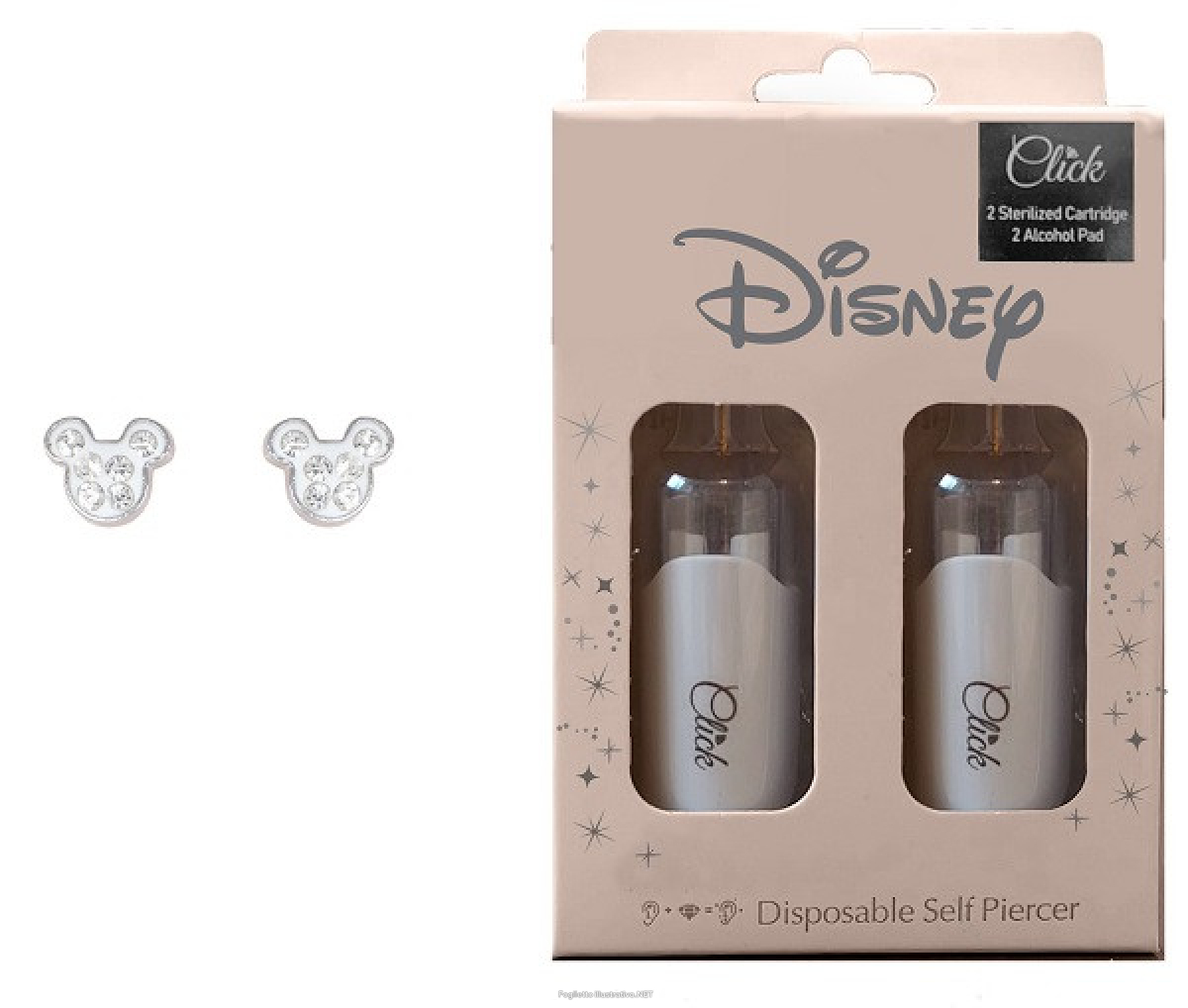 Compra Online disney orecchini mickey con cristalli bianchi e Trova il miglior prezzo