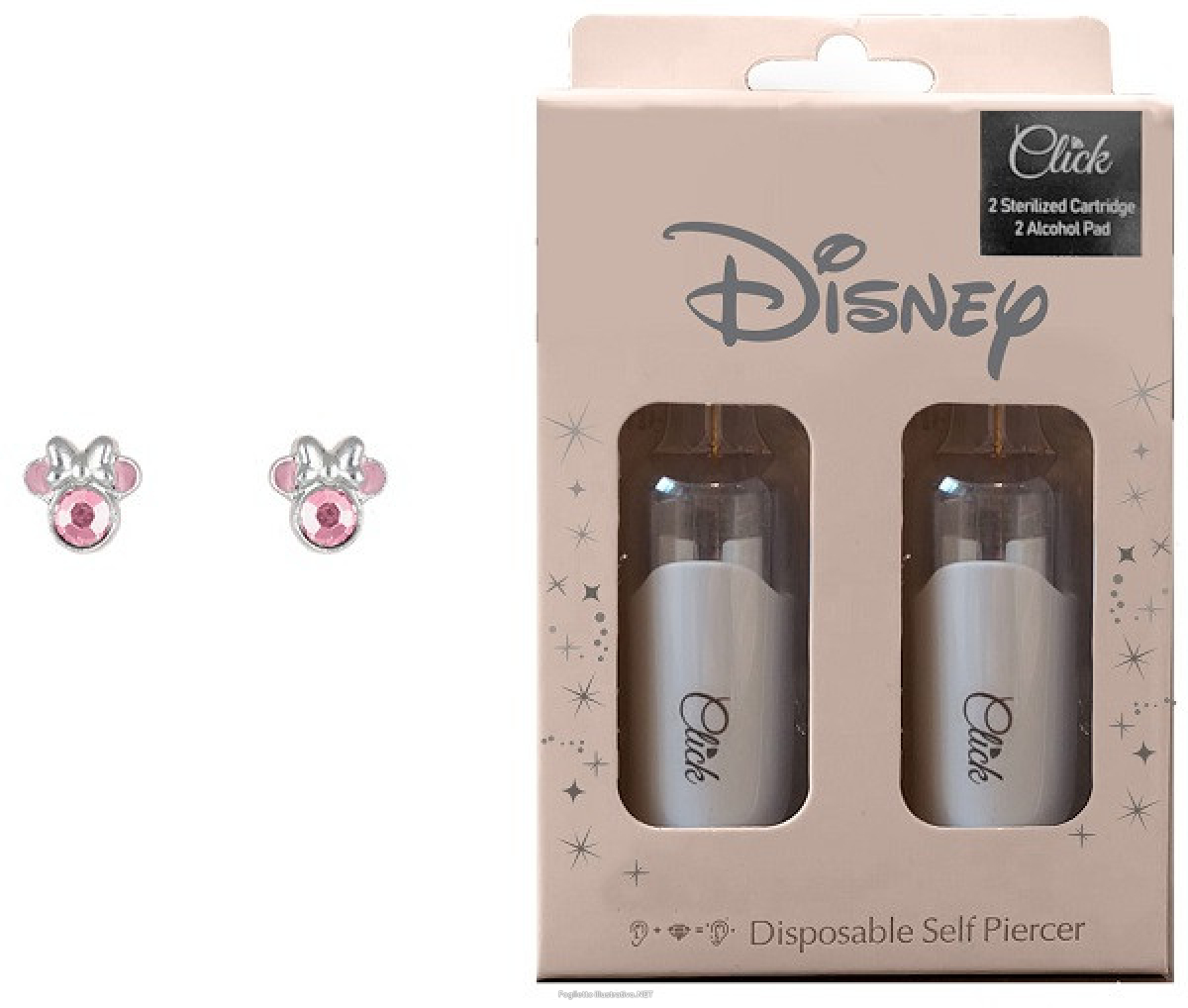 Compra Online disney orecchini minnie con cristalli rosa e Trova il miglior prezzo