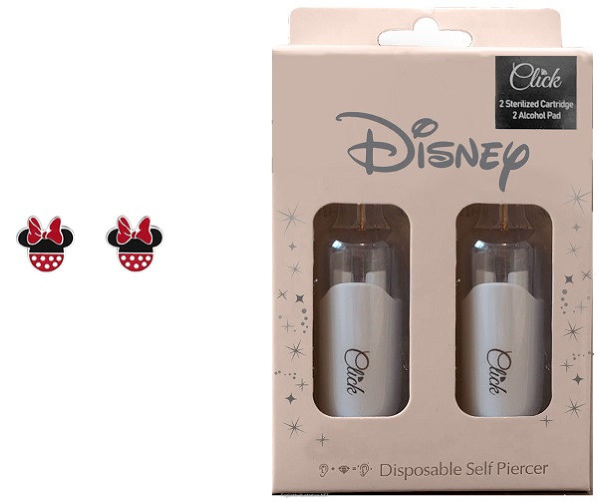 Compra Online disney orecchini minnie smaltata rosso nero e Trova il miglior prezzo