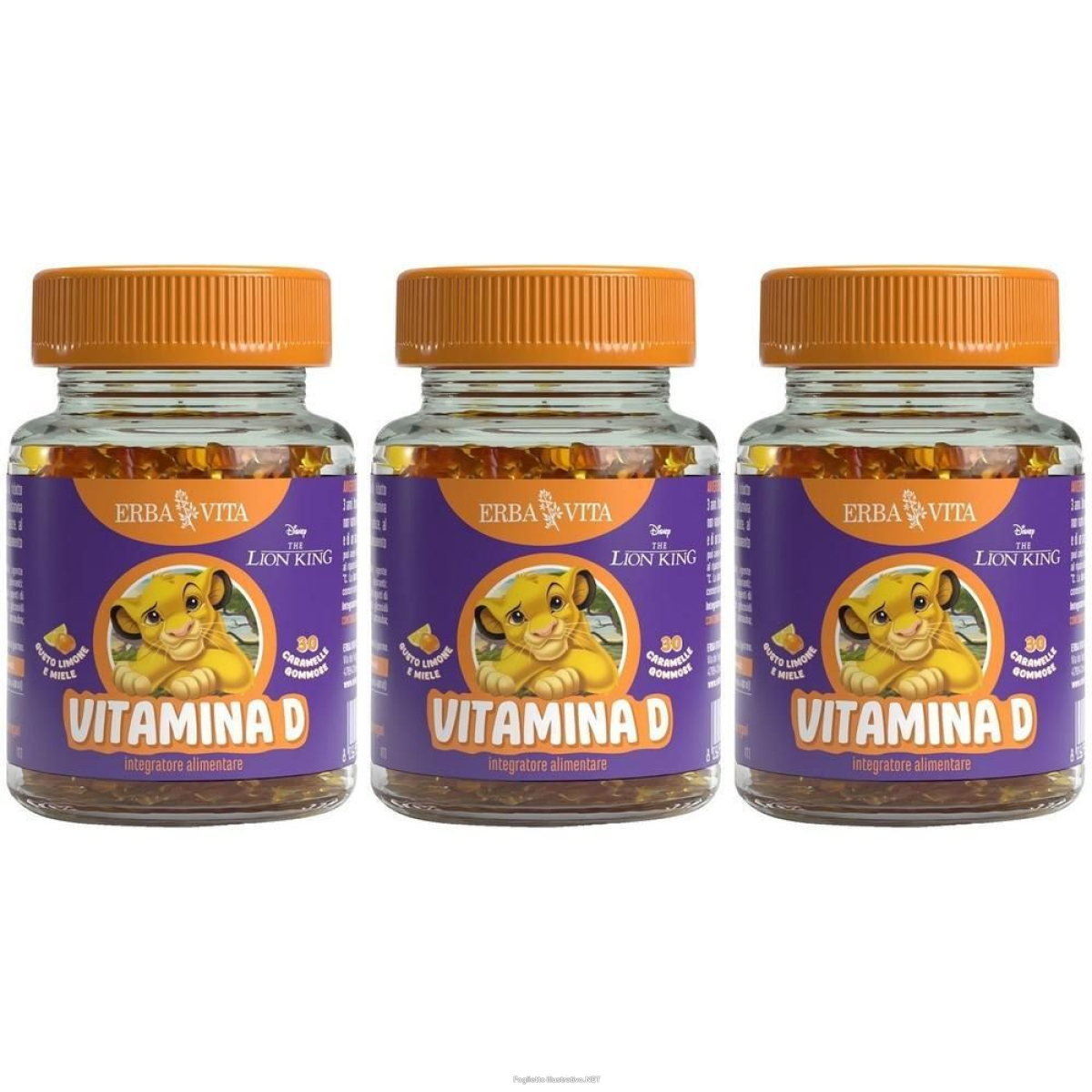Compra Online disney vitamina d 30 gommose 3x60 g caramelle e Trova il miglior prezzo