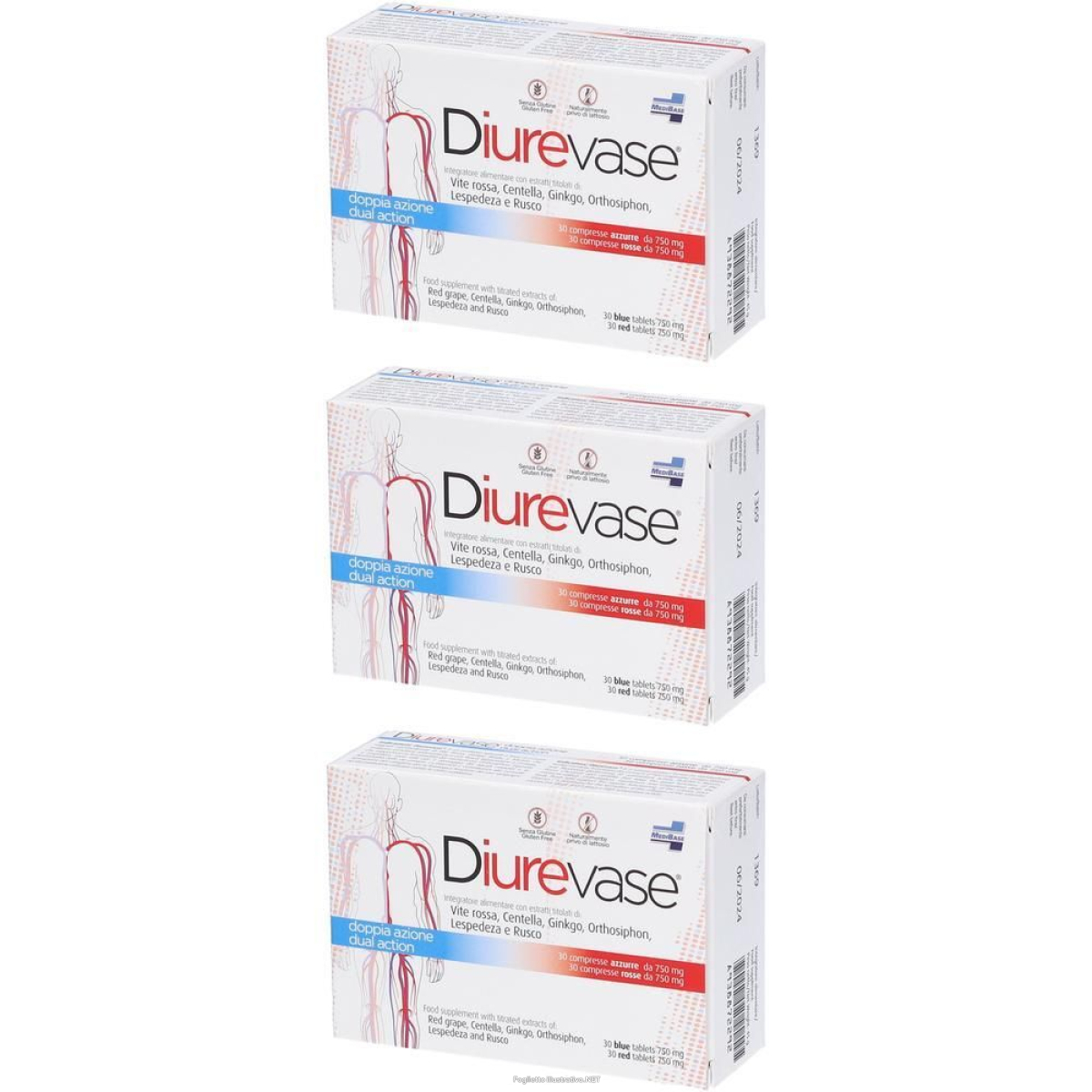 Compra Online diurevase 60 compresse 750 mg 3x45 g e Trova il miglior prezzo