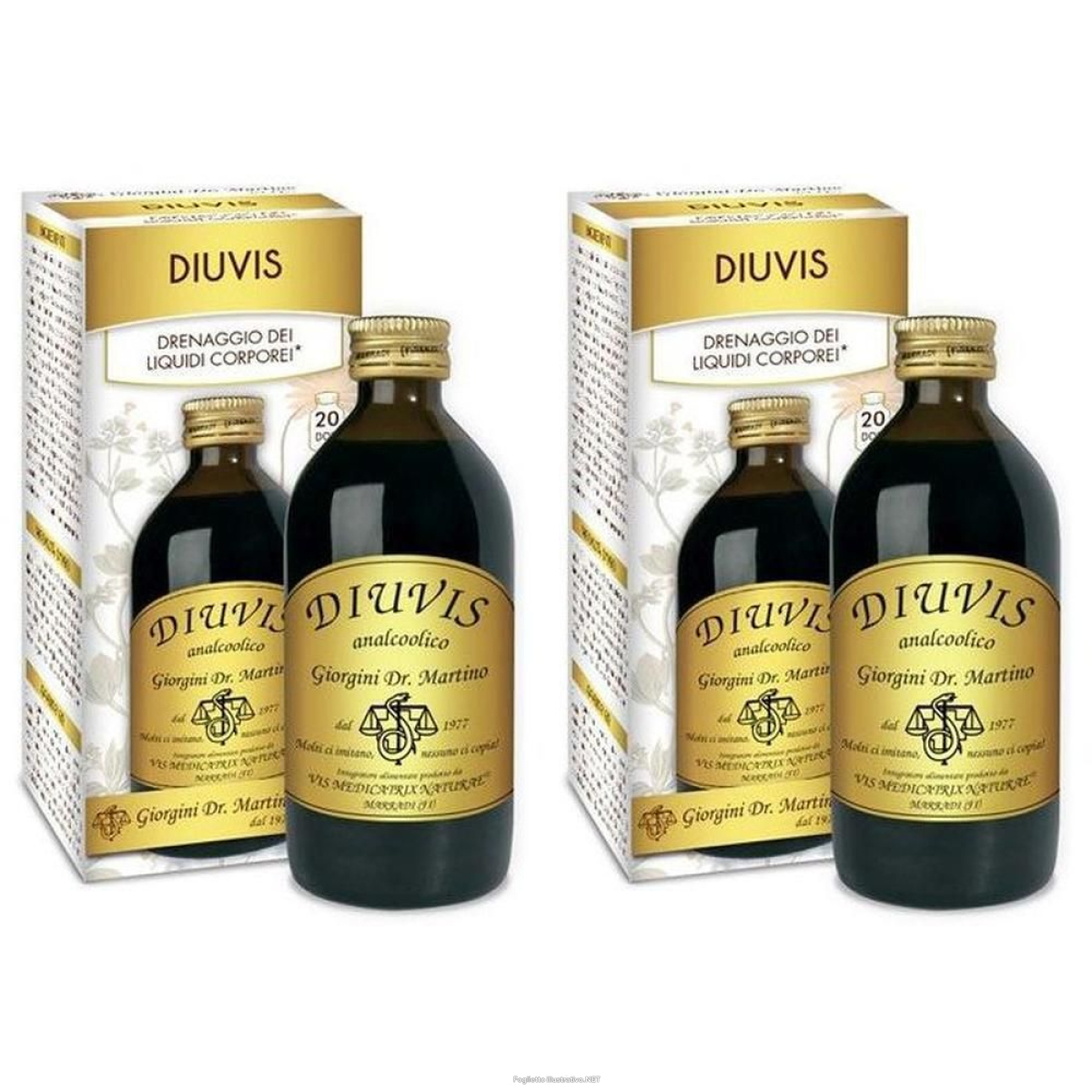 Compra Online diuvis liquido analcolico 200 ml 2x200 ml soluzione orale e Trova il miglior prezzo
