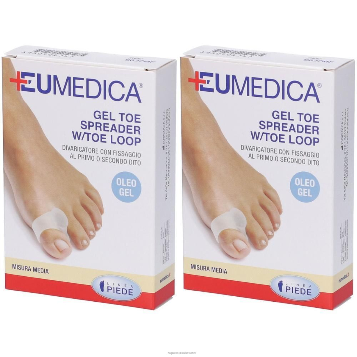 Compra Online divaricatore gel toe spreader con anello di fissaggio al secondo dito e Trova il miglior prezzo