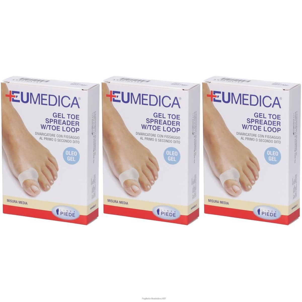 Compra Online divaricatore gel toe spreader con anello di fissaggio al secondo dito e Trova il miglior prezzo