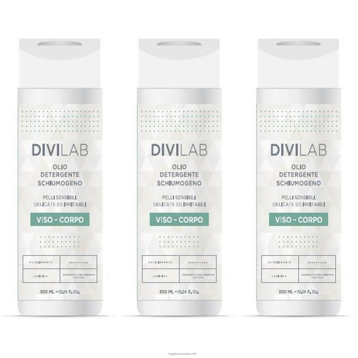 Compra Online divilab olio detergente schiumogeno 300 ml 3x300 ml e Trova il miglior prezzo