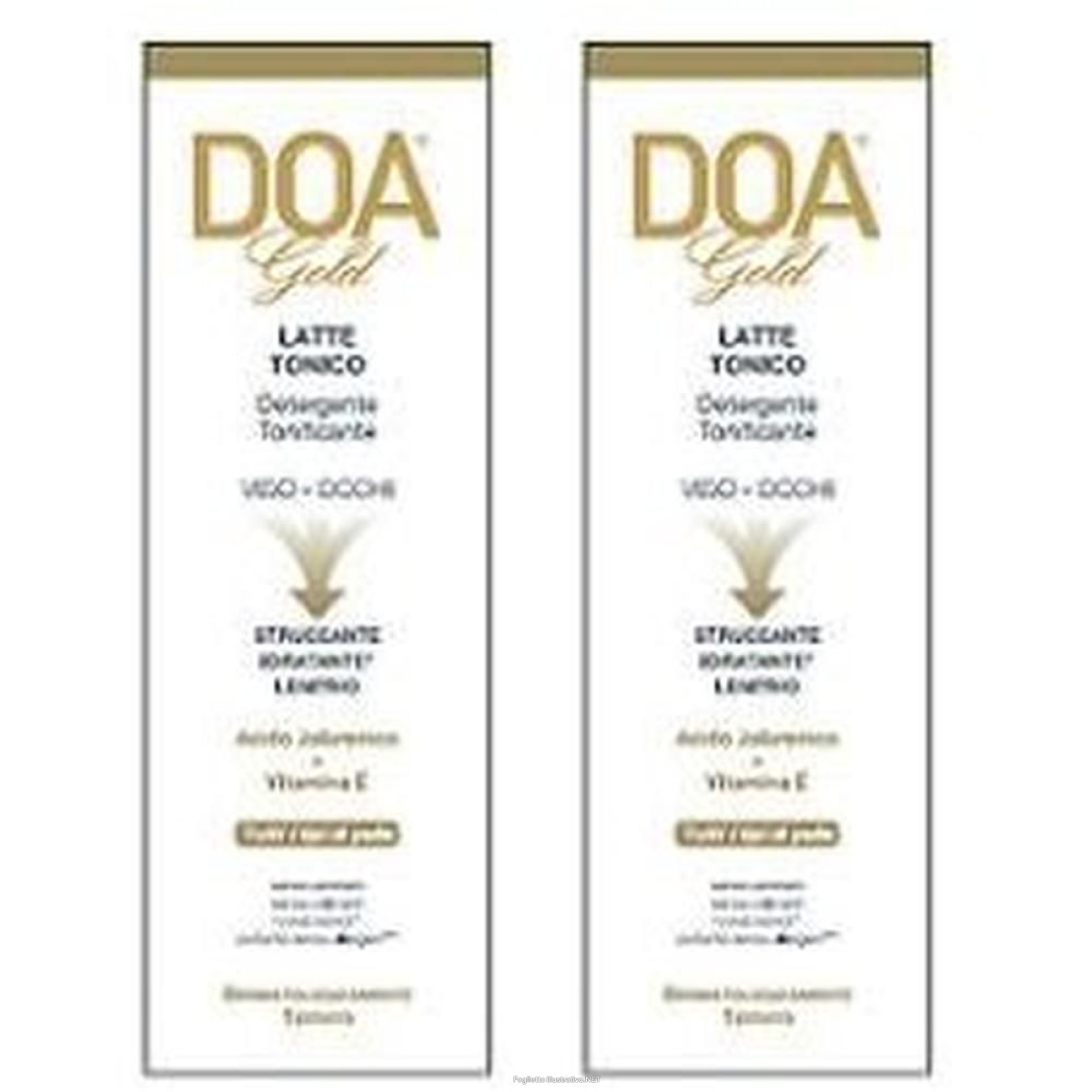 Compra Online doa gold latte/tonico detergente 2x200 ml e Trova il miglior prezzo