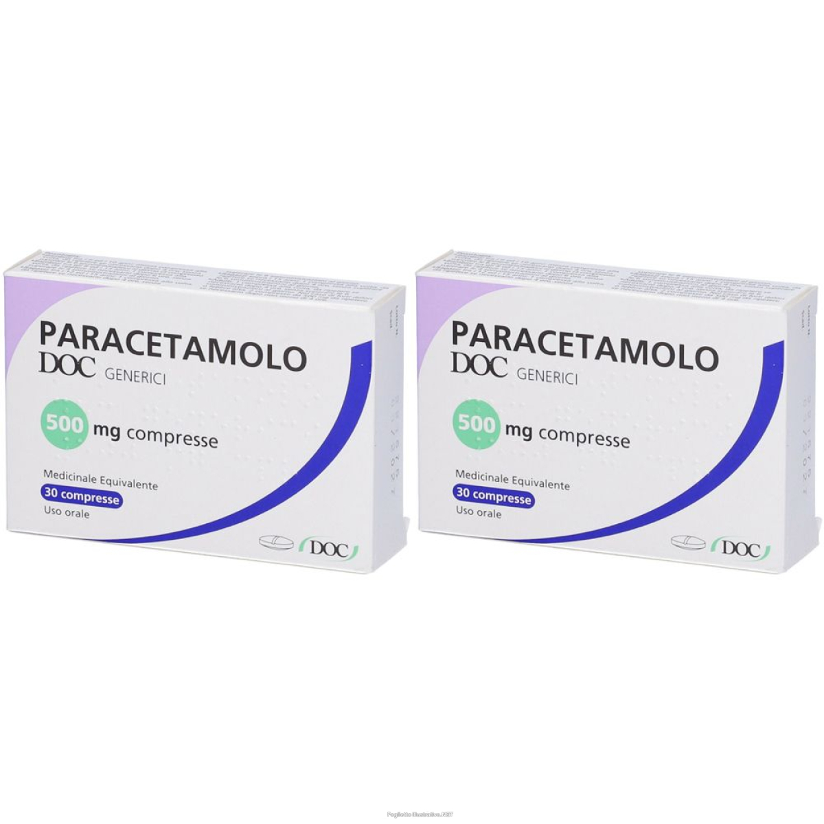Compra Online doc paracetamolo compresse 500mg set da 2 2x30 pz e Trova il miglior prezzo