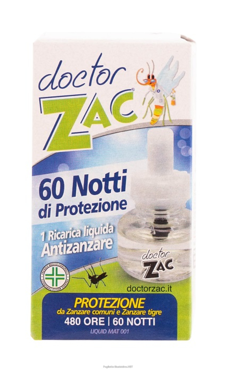 Compra Online doctor zac, ricarica liquida insetticida 60 notti, 1 pezzo e Trova il miglior prezzo