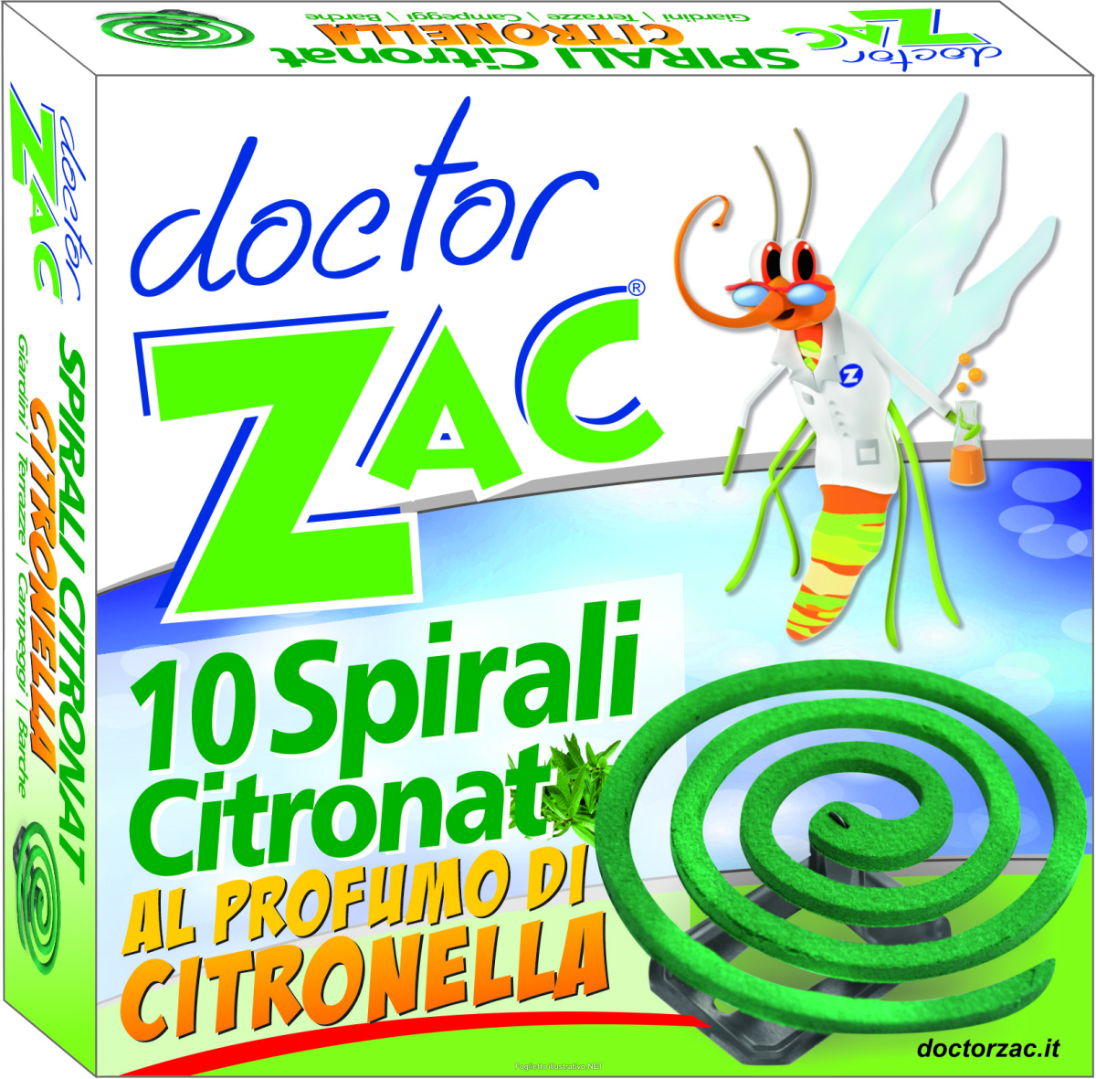 Compra Online doctor zac, spirali insetticida, 10 pezzi e Trova il miglior prezzo
