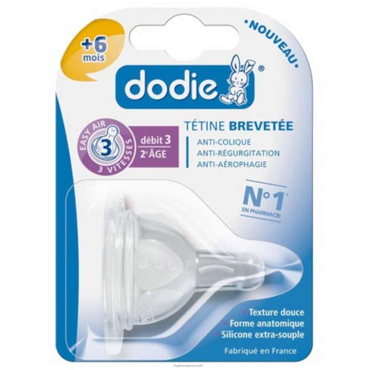 Compra Online dodie tettarella rotonda 3-velocità 2 pz succhietti e Trova il miglior prezzo
