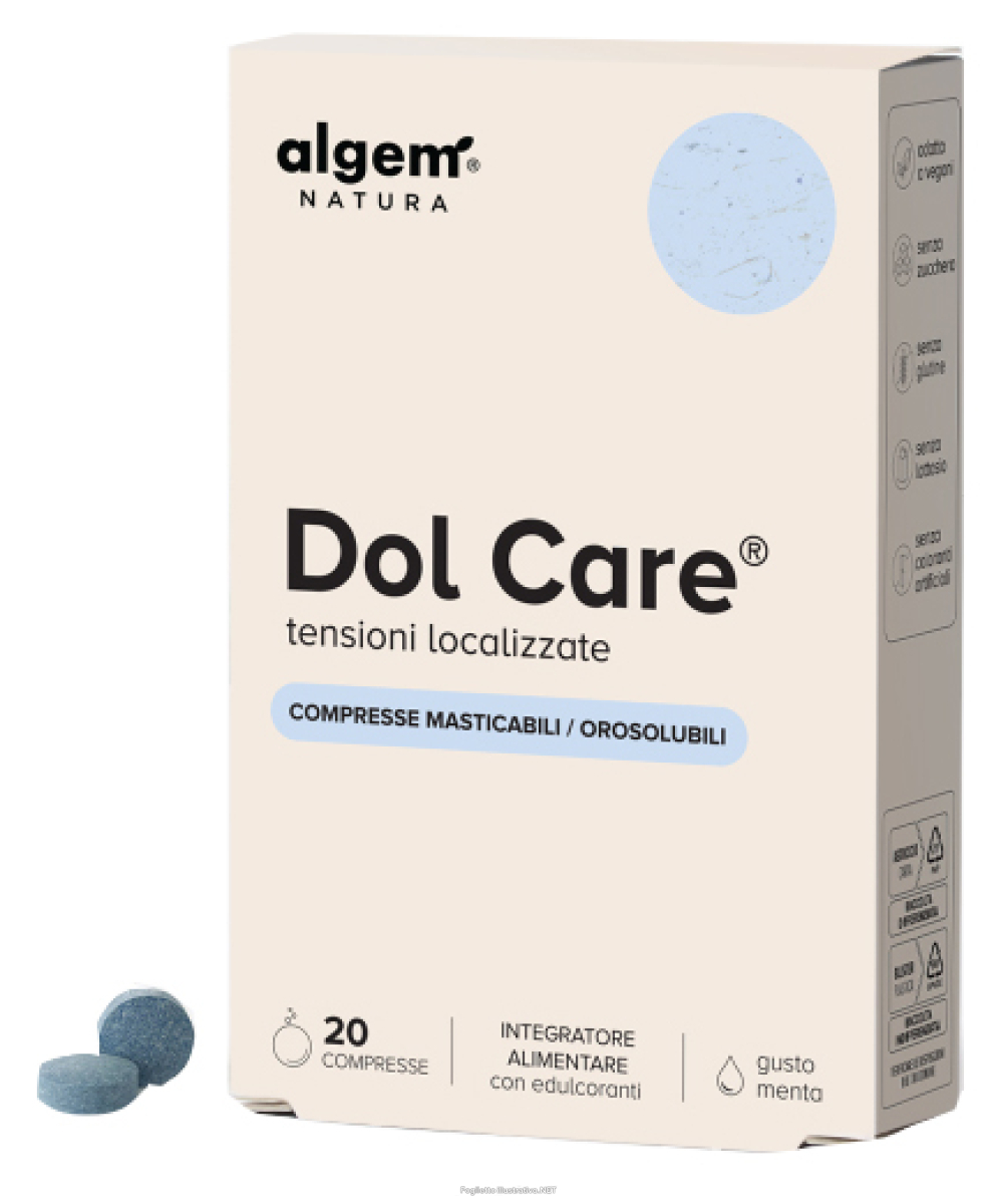 Compra Online dol care integratore per gli stati di tensione localizzata 20 compresse masticabili/orosolubili e Trova il miglior prezzo