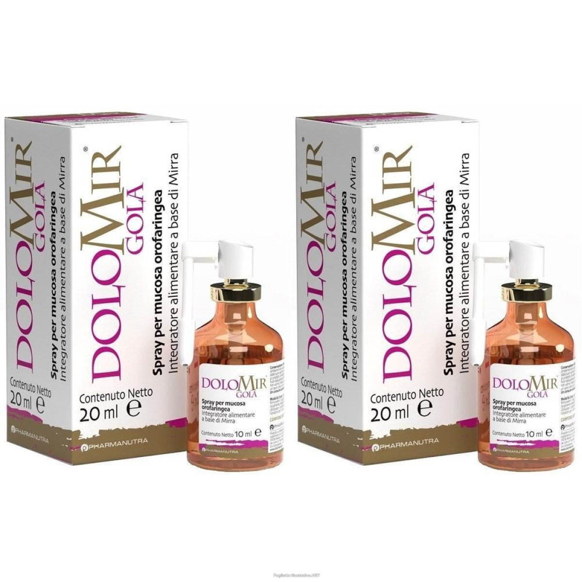 Compra Online dolomir gola spray 20 ml 2x20 ml e Trova il miglior prezzo