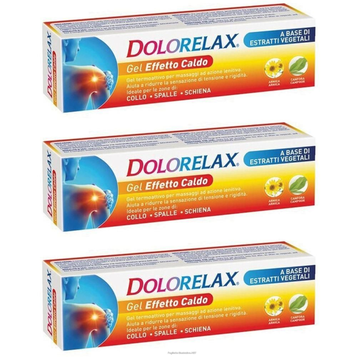 Compra Online dolorelax gel caldo ms free 75 ml 3x75 ml e Trova il miglior prezzo
