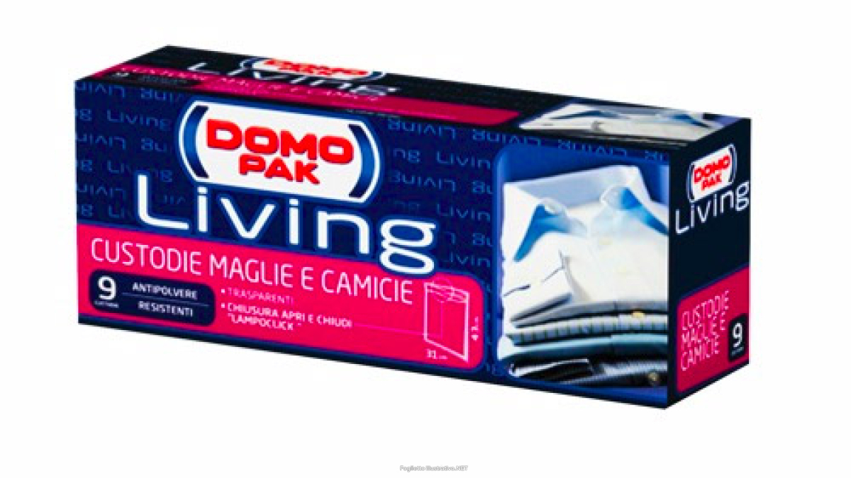 Compra Online domopak - maglie e camicie - 9 custodie 31x43 cm e Trova il miglior prezzo