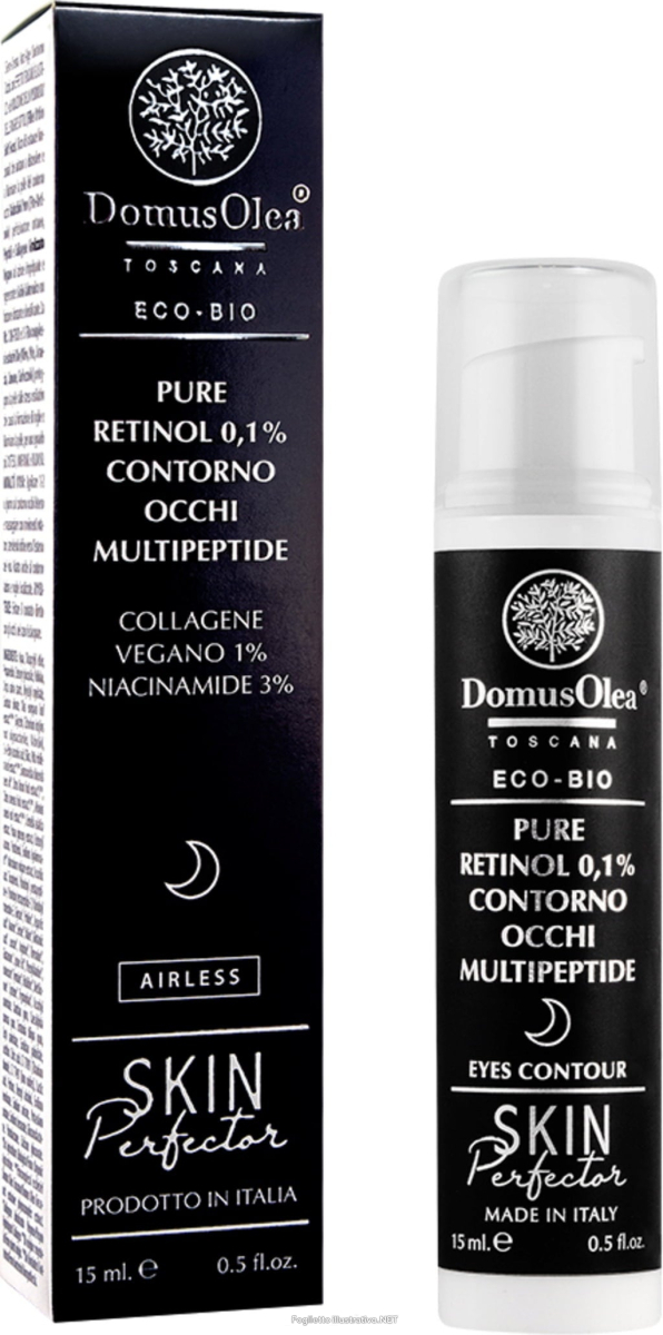 Compra Online domus olea toscana skin perfector pure retinol 0,1% contorno occhi multipeptide - 15 ml e Trova il miglior prezzo