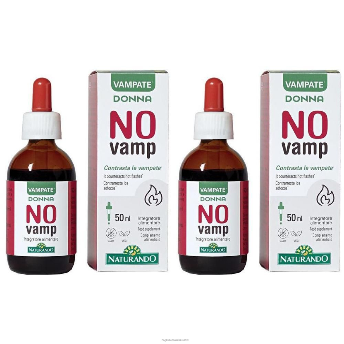 Compra Online donna no vamp gocce 50 ml 2x50 ml orali e Trova il miglior prezzo