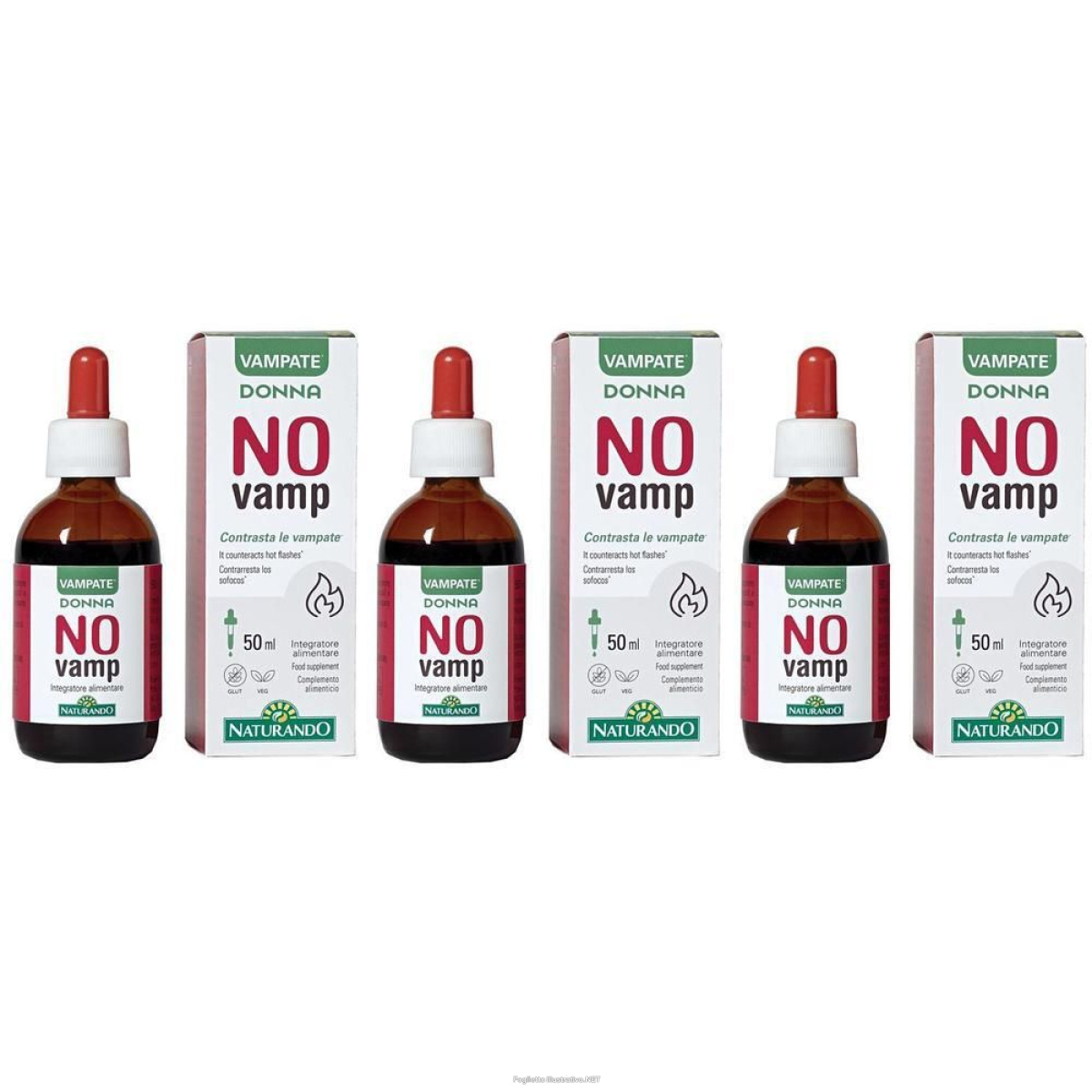 Compra Online donna no vamp gocce 50 ml 3x50 ml orali e Trova il miglior prezzo
