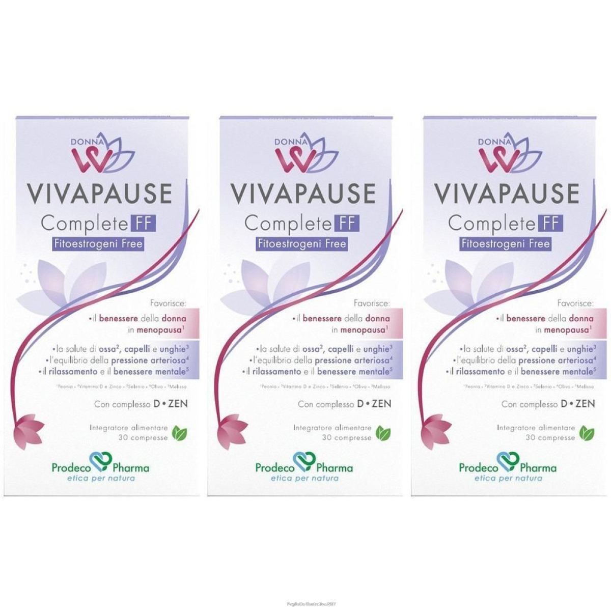 Compra Online donnaw vivapause complete ff 30 compresse 3x36 g e Trova il miglior prezzo
