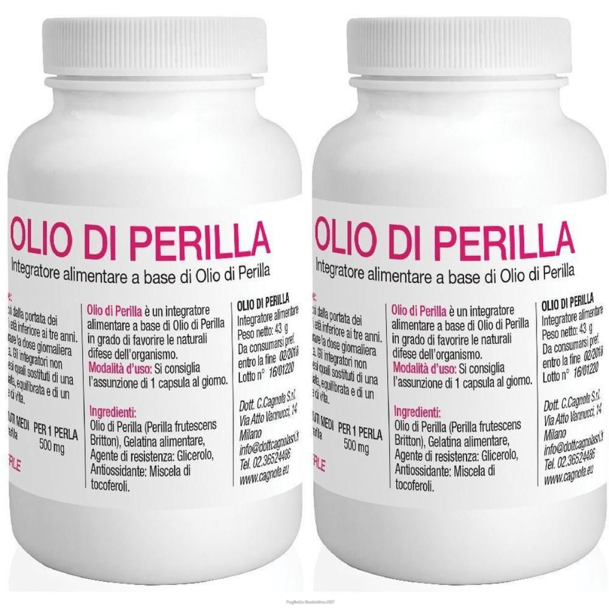 Compra Online dott.c.cagnola olio di perilla perle 2x60 pz e Trova il miglior prezzo
