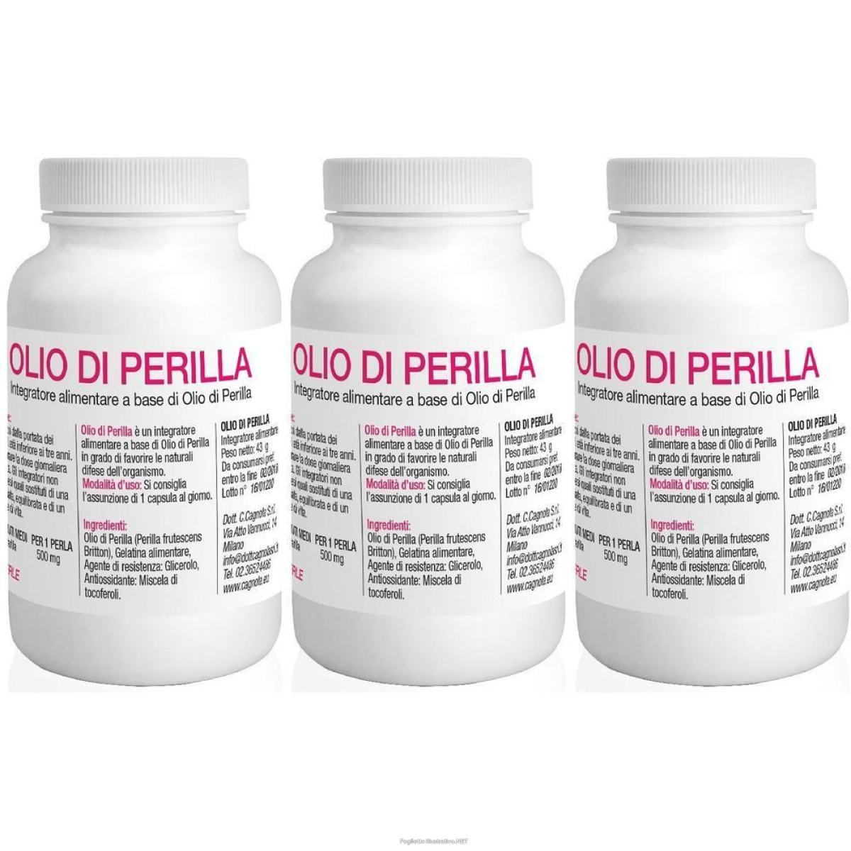 Compra Online dott.c.cagnola olio di perilla perle 3x60 pz e Trova il miglior prezzo