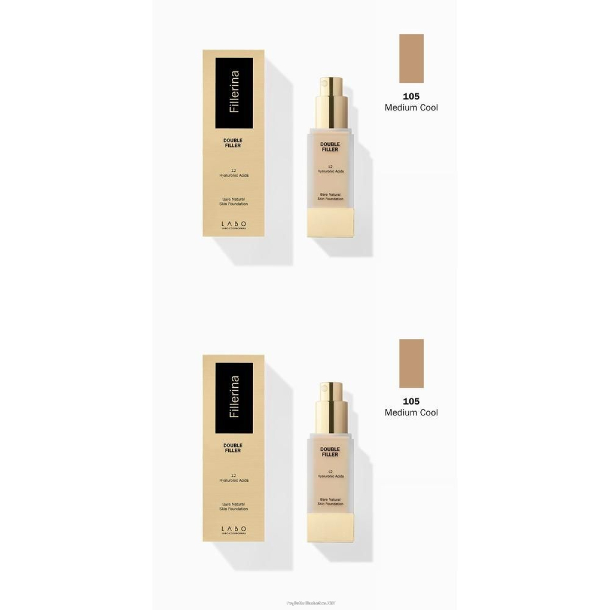 Compra Online Double Filler 12 Hyaluronic Acids Bare Natural Skin Fondotinta Colore e Trova il miglior prezzo