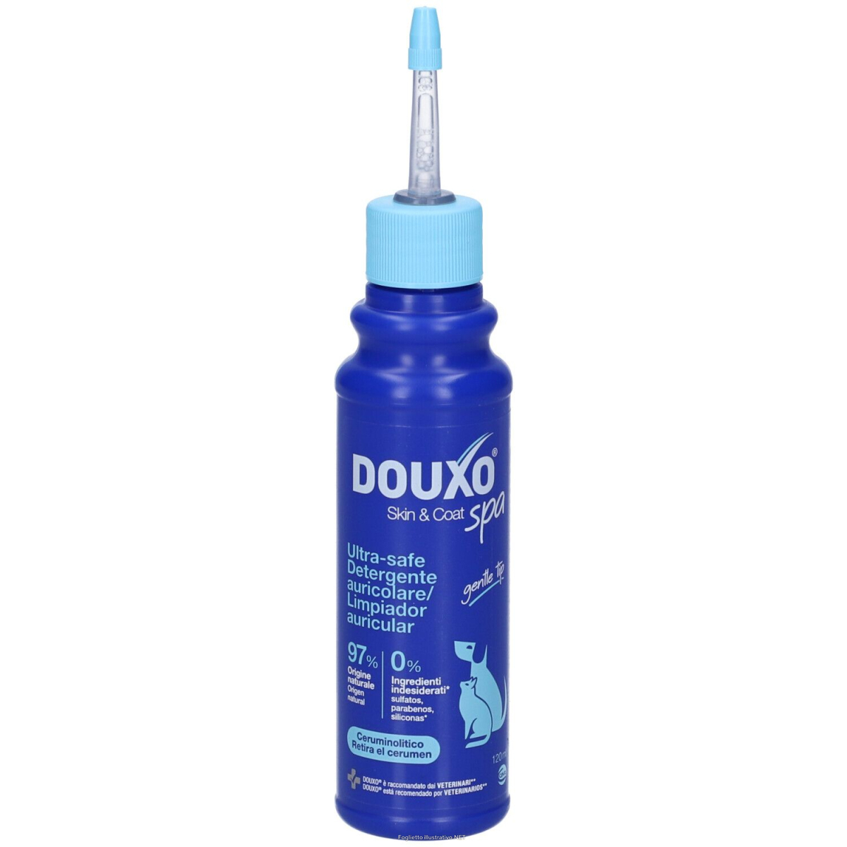 Compra Online douxo spa detergente auricolare per cani e gatti 120 ml shampoo e Trova il miglior prezzo