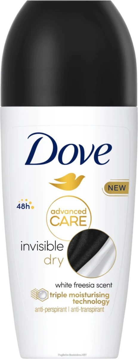 Compra Online dove advanced care invisible dry deodorante roll-on 50 ml e Trova il miglior prezzo