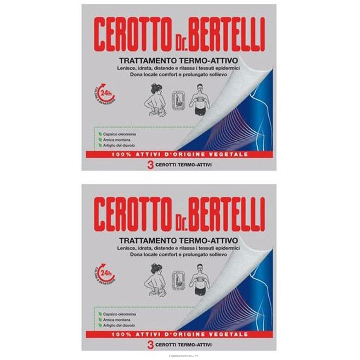 Compra Online dr bertelli cerotto termo-attivo 3 pezzi 2x1 st e Trova il miglior prezzo