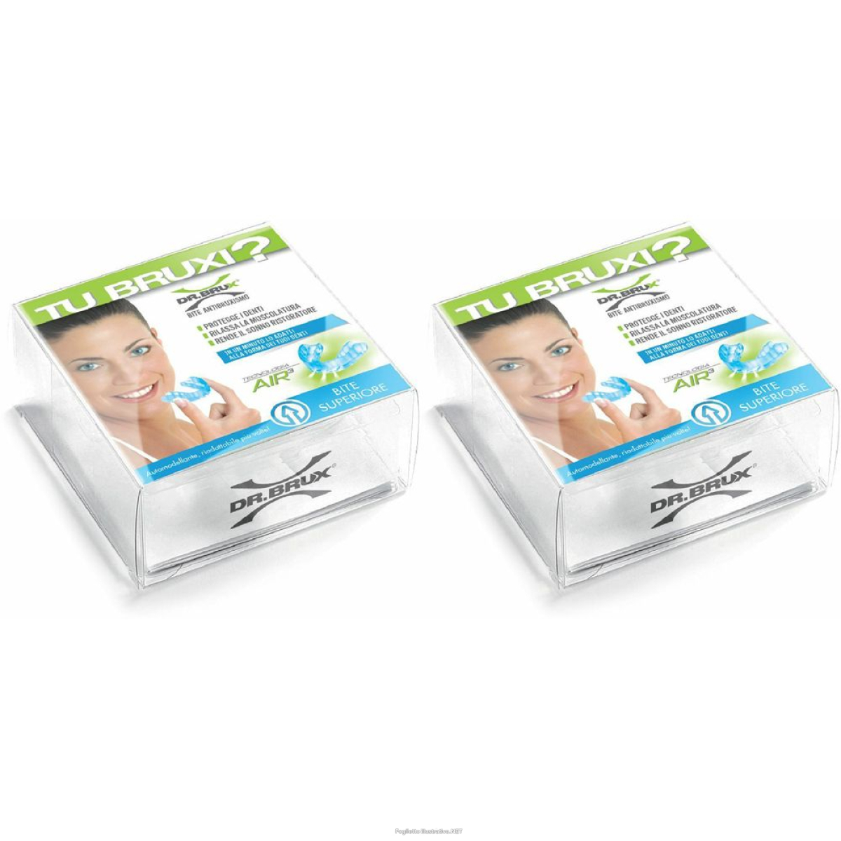 Compra Online dr. brux® bite antibruxismo set da 2 2x1 pz altro e Trova il miglior prezzo