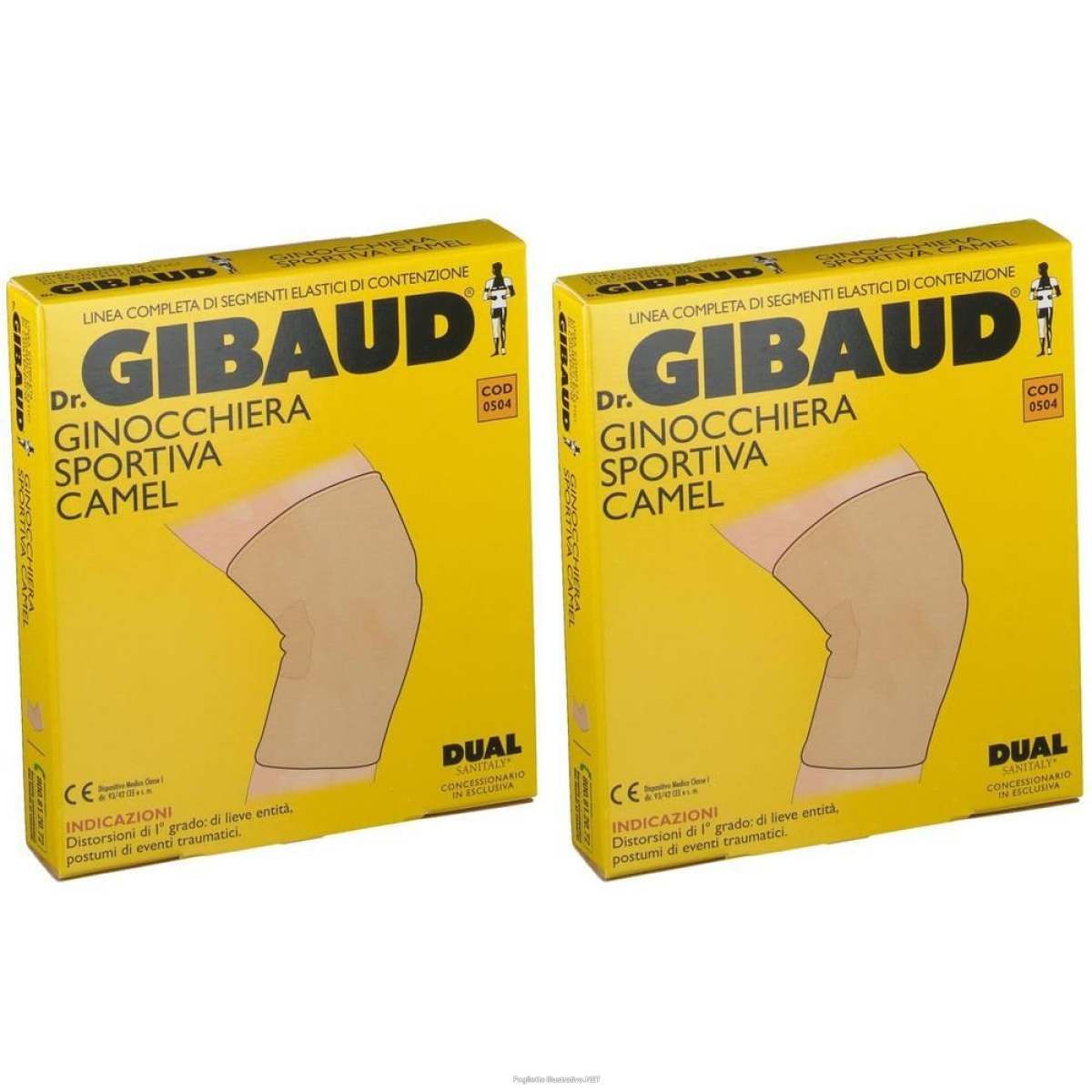 Compra Online dr. gibaud® ginocchiera sportiva camel taglia 3 2x1 pz bendaggio/i e Trova il miglior prezzo