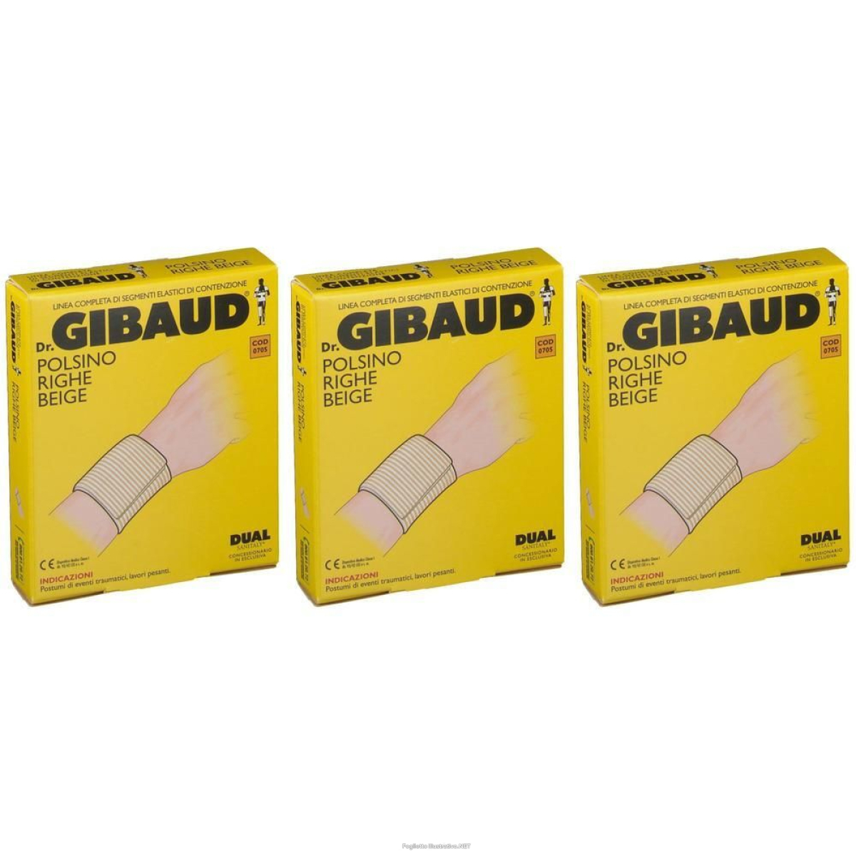 Compra Online dr. gibaud® polsino righe beige 6 cm taglia 0 3x1 pz bendaggio/i e Trova il miglior prezzo