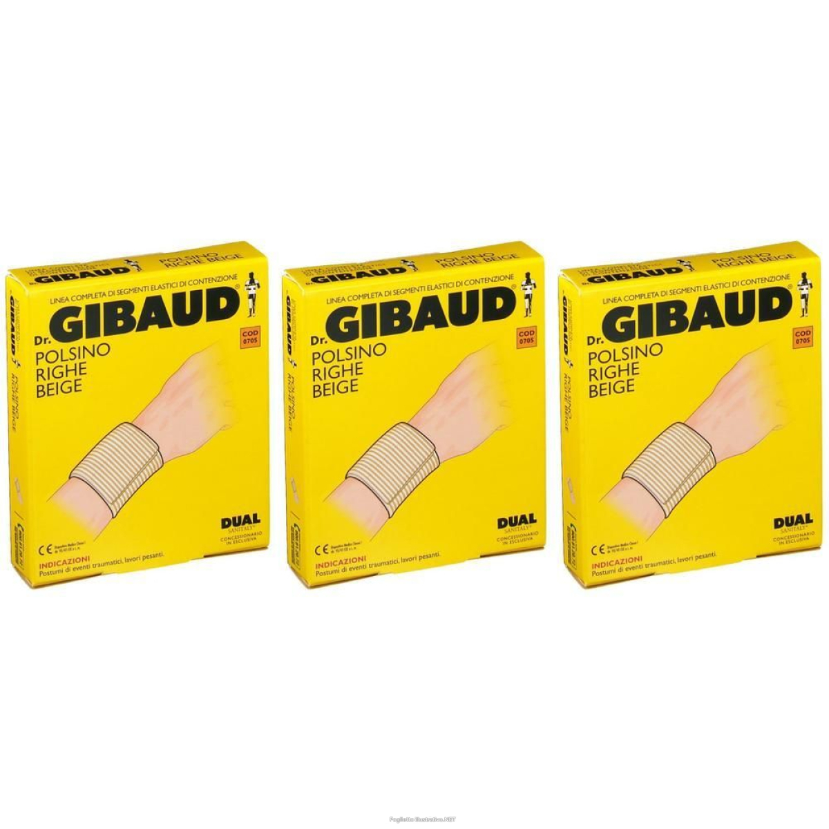 Compra Online dr. gibaud® polsino righe beige 6 cm taglia 1 3x1 pz bendaggio/i e Trova il miglior prezzo