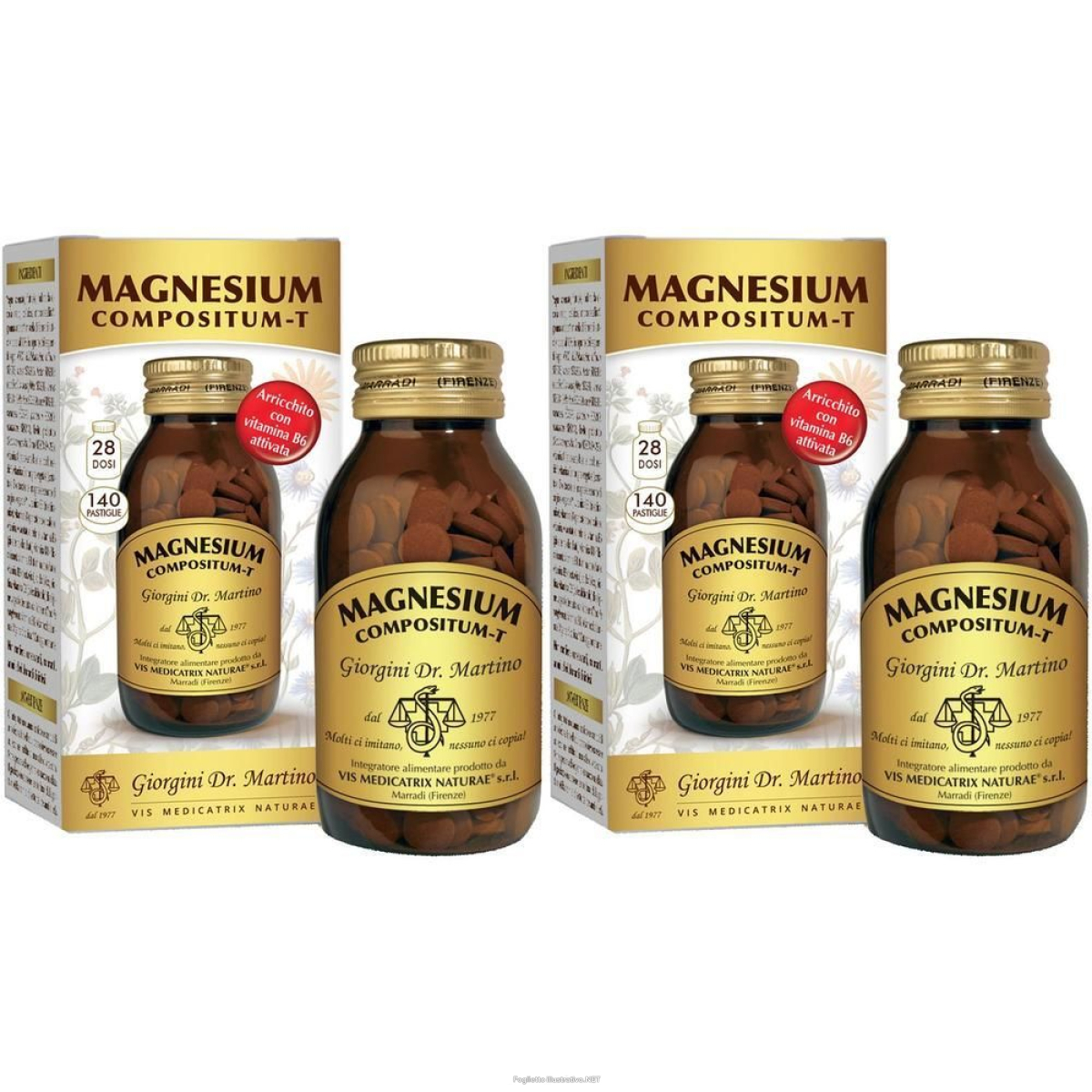 Compra Online dr. giorngini magnesium compositum-t 2x70 g pastiglie e Trova il miglior prezzo