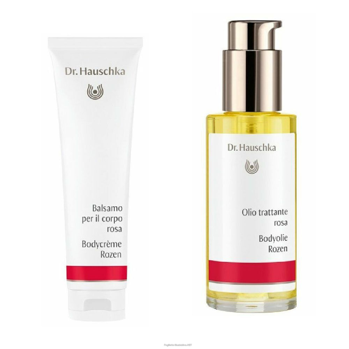 Compra Online dr. hauschka balsamo per il corpo rosa + olio trattante 1 pz set e Trova il miglior prezzo