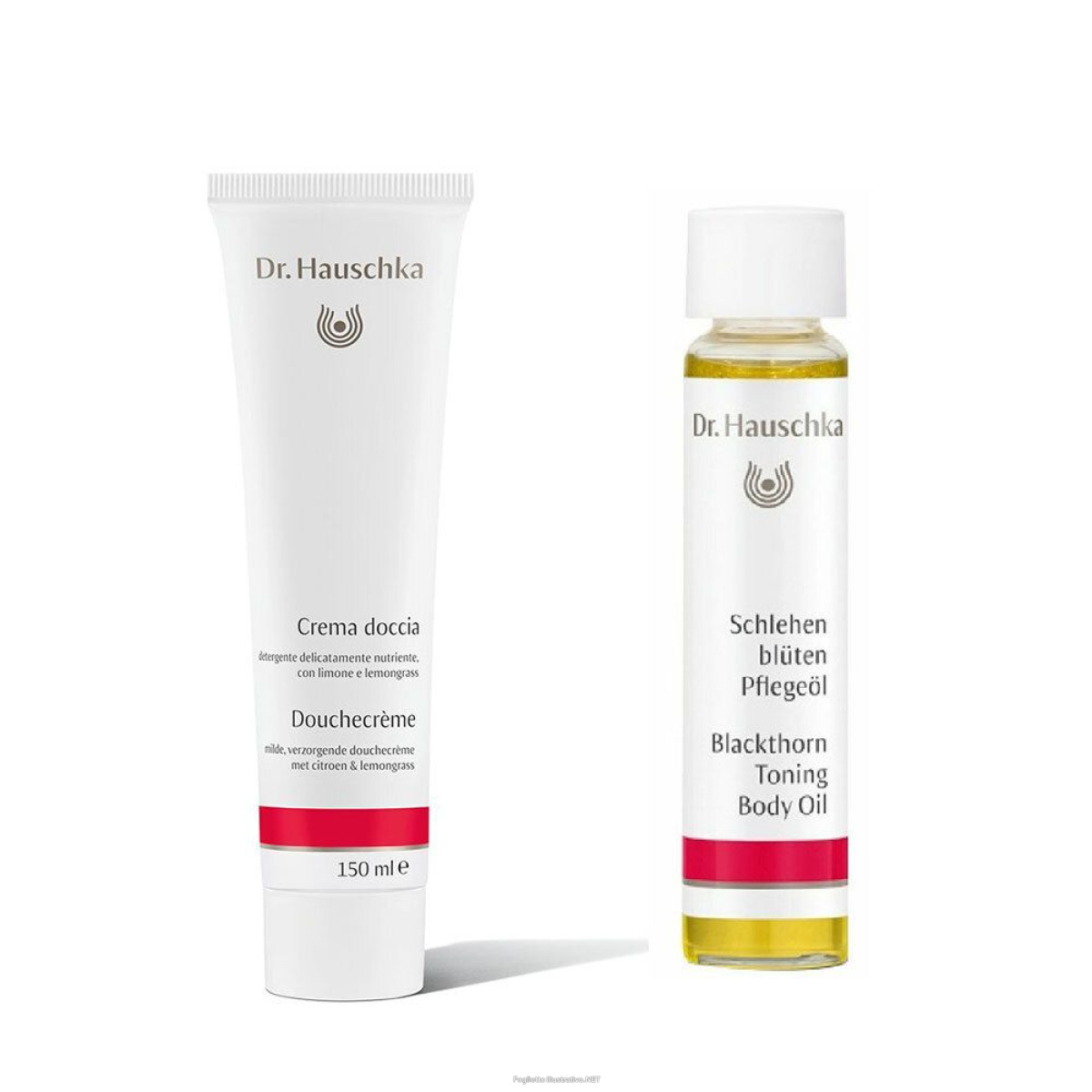 Compra Online dr. hauschka crema doccia con limone lemongrass + olio trattante prugn e Trova il miglior prezzo