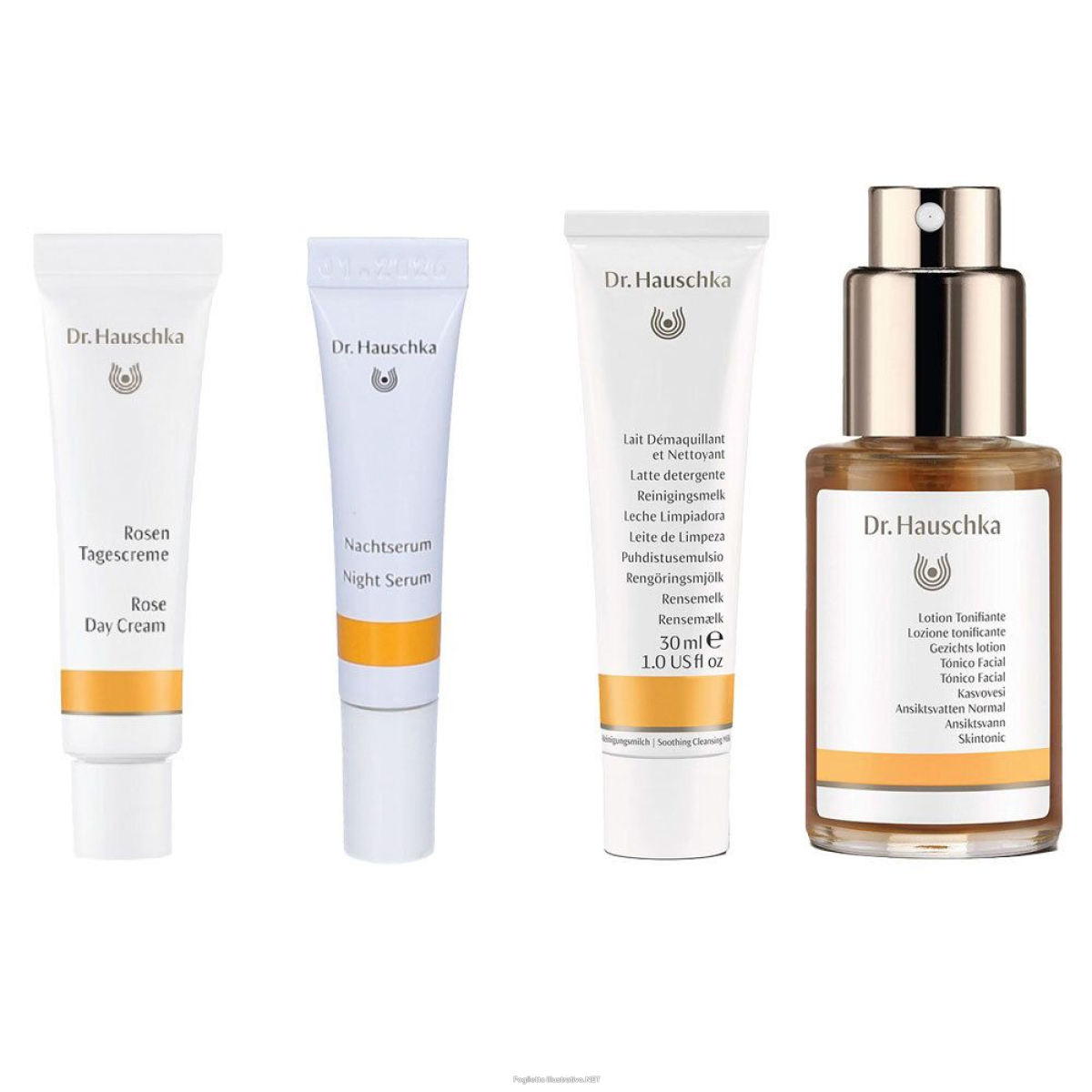 Compra Online dr. hauschka latte detergente + lozione tonificante crema alla rosa e Trova il miglior prezzo