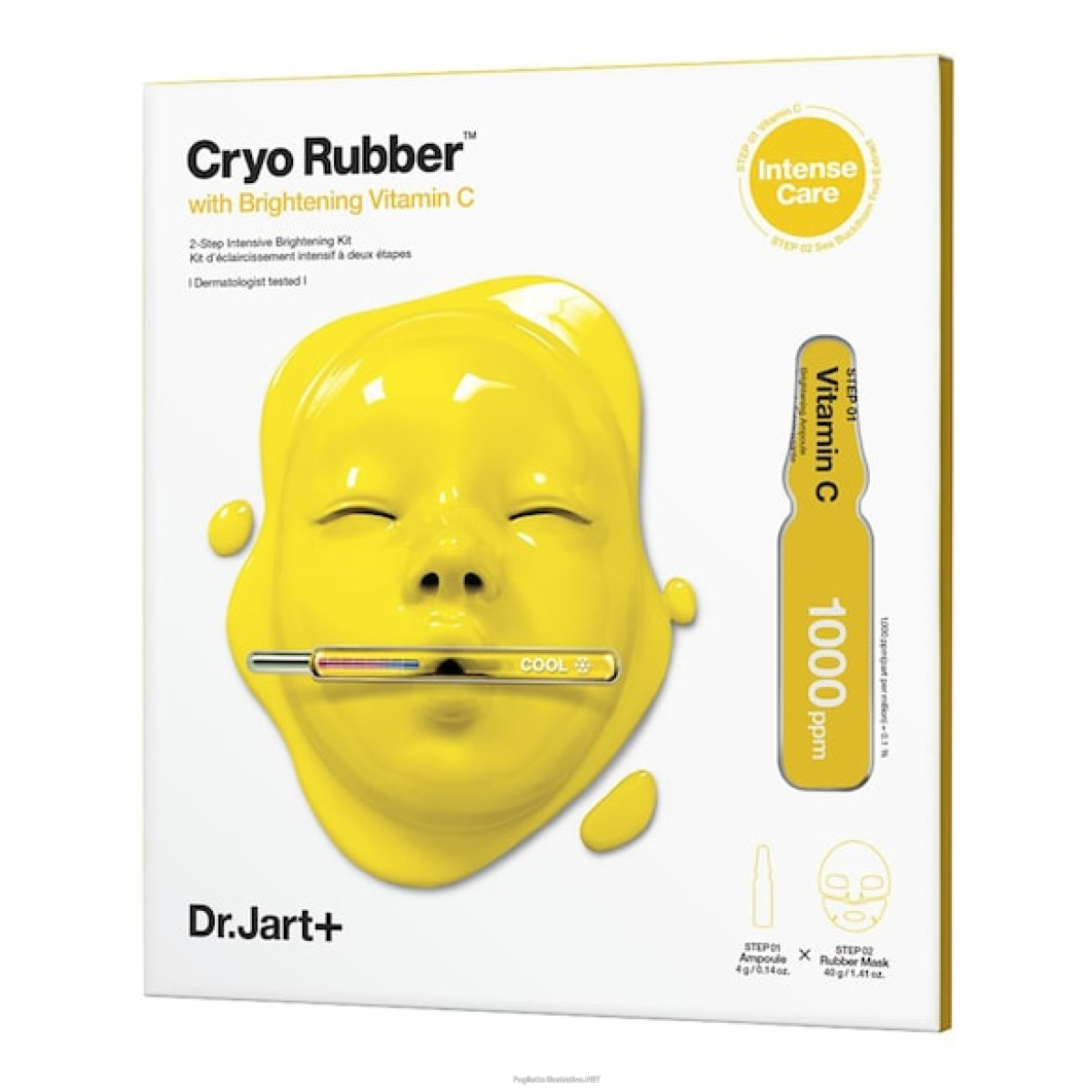 Compra Online dr jart+ cryo rubber brightening face mask - maschera viso illuminante e Trova il miglior prezzo