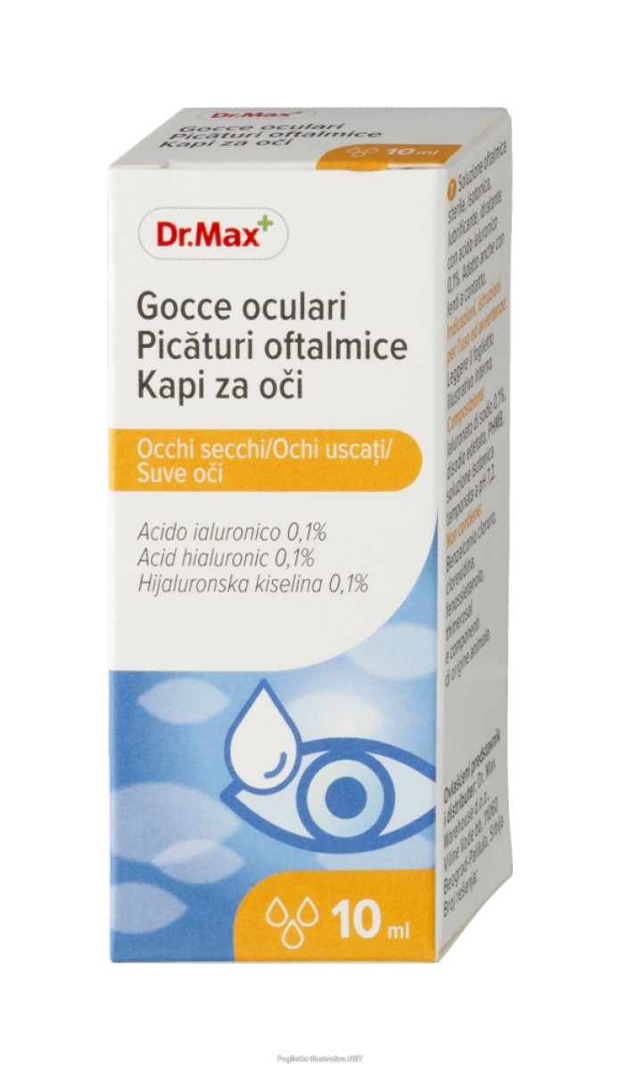 Compra Online dr. max eye drops 0,1% ha, 10ml e Trova il miglior prezzo