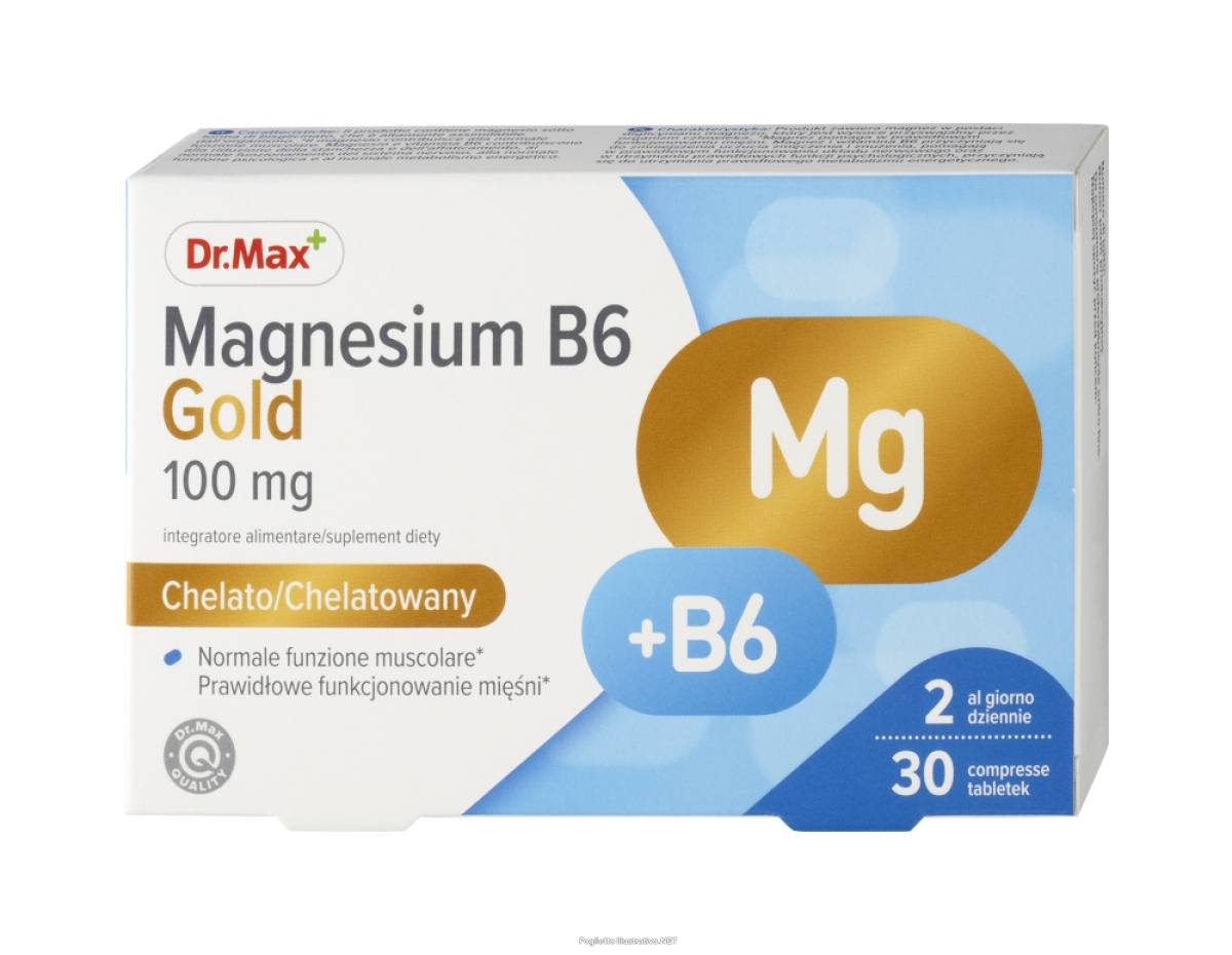 Compra Online dr. max magnesium b6 gold 30tbl e Trova il miglior prezzo