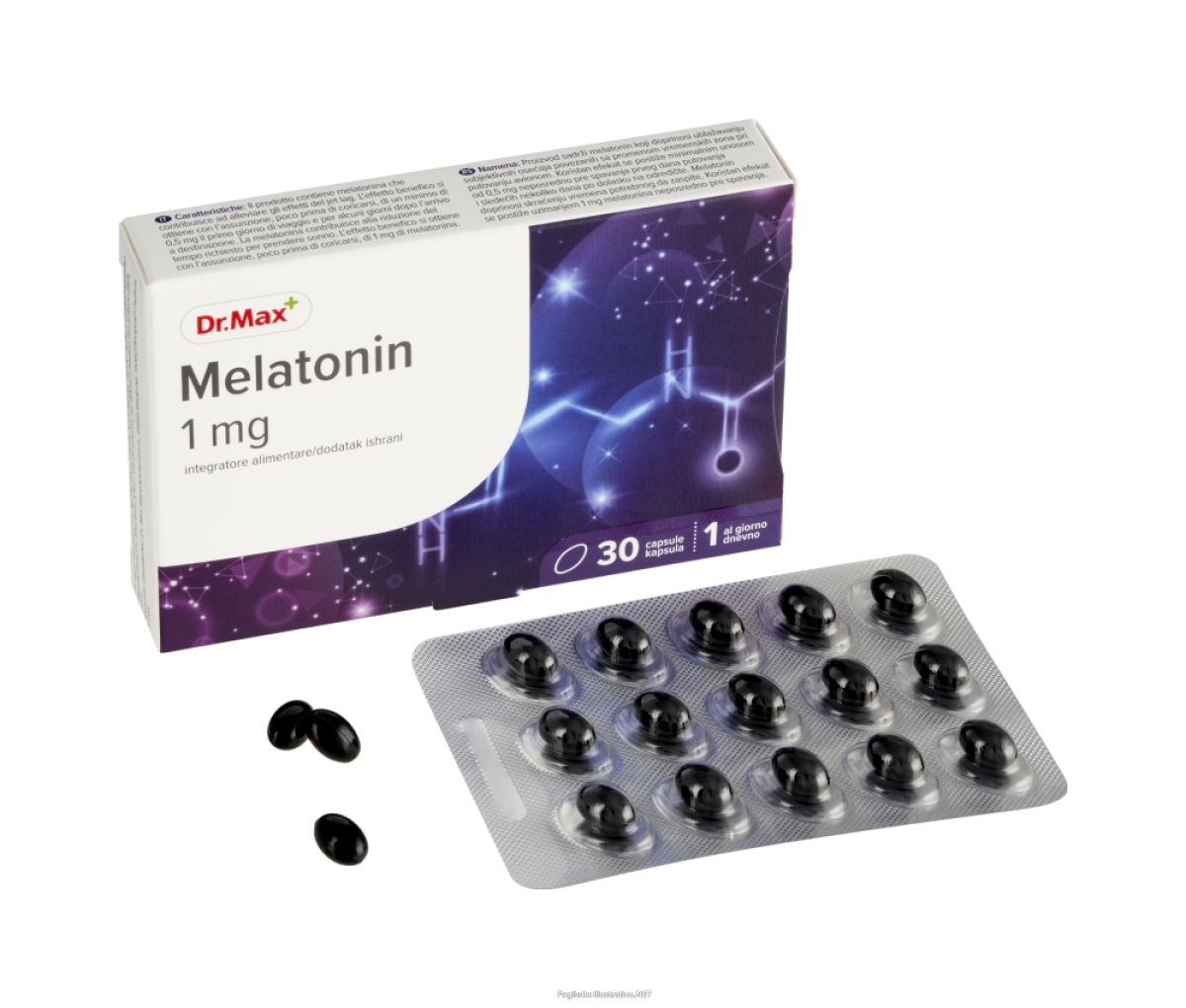 Compra Online dr. max melatonin 30 compresse e Trova il miglior prezzo