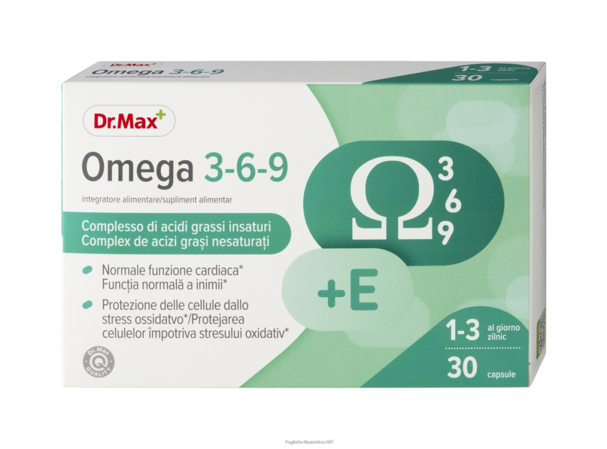 Compra Online dr. max omega 3-6-9, 30cps e Trova il miglior prezzo