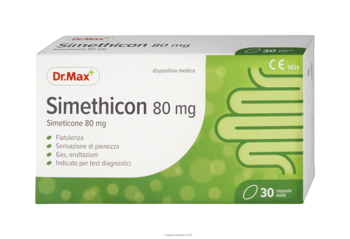Compra Online dr. max simethicone 80mg 30 capsule e Trova il miglior prezzo