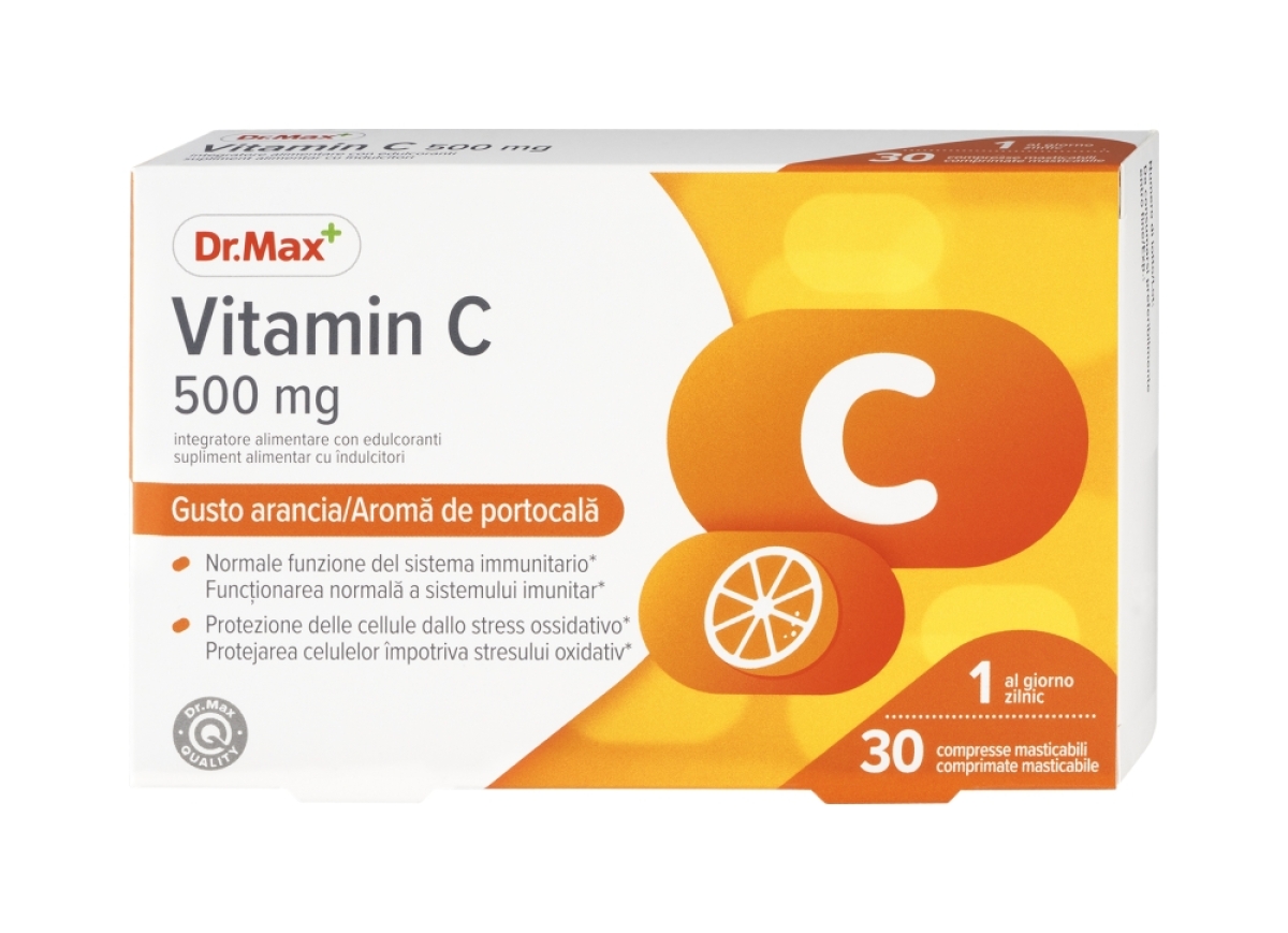 Compra Online dr. max vitamin c 500mg 30tbl e Trova il miglior prezzo